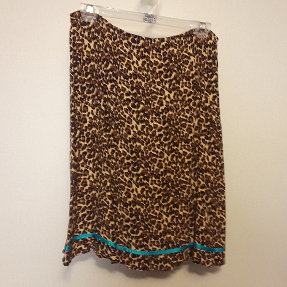 Vintage Animal Print Skirt